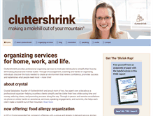 Tablet Screenshot of cluttershrink.com